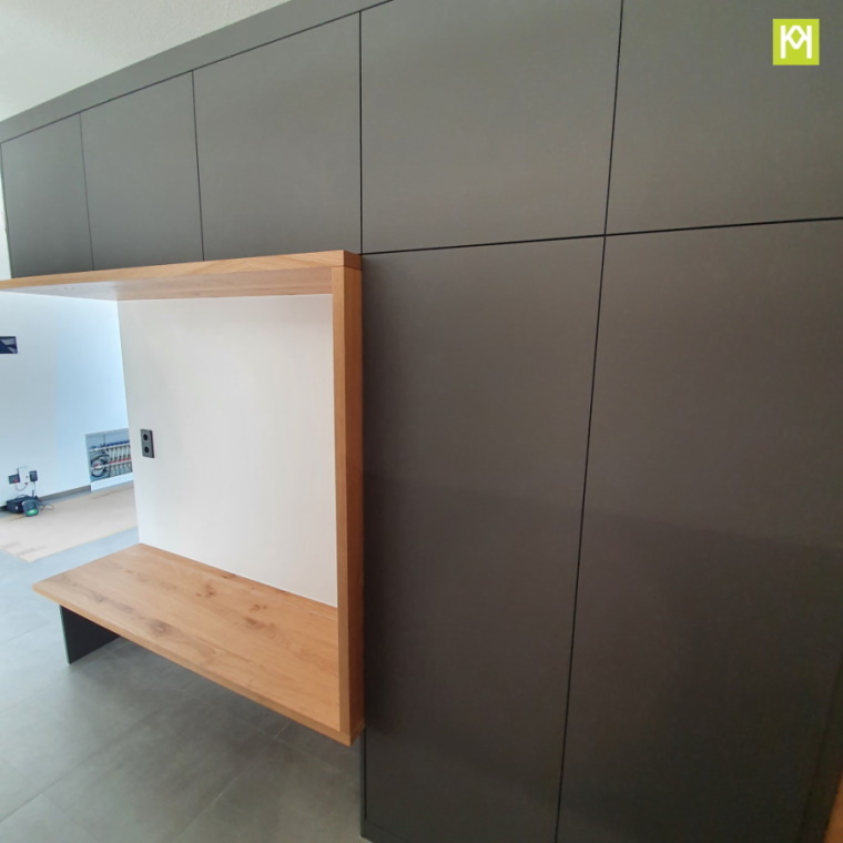 Garderobe mit Sitzbank